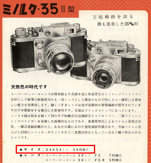 Minolta 35 Rangefinder Cameras